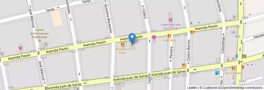 Mapa de ubicacion de Ñuke Mapu, Boedo en Аргентина, Буэнос-Айрес, Comuna 5, Буэнос-Айрес.