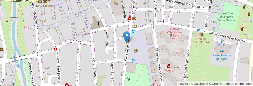 Mapa de ubicacion de NYC Cafe en Spanien, Valencianische Gemeinschaft, Alicante, El Baix Vinalopó, Elx / Elche.