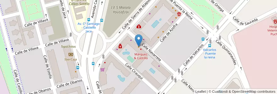 Mapa de ubicacion de Oam Thong en 스페인, Comunidad De Madrid, Comunidad De Madrid, Área Metropolitana De Madrid Y Corredor Del Henares, 마드리드.