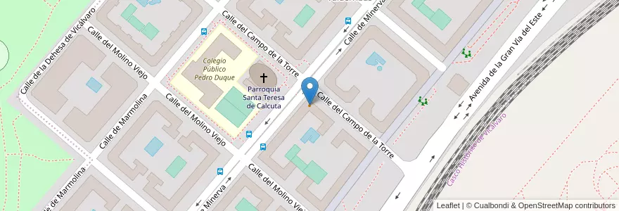 Mapa de ubicacion de Obelisco en Spagna, Comunidad De Madrid, Comunidad De Madrid, Área Metropolitana De Madrid Y Corredor Del Henares, Madrid.