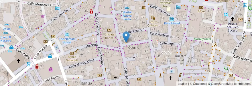 Mapa de ubicacion de Ochoa en Spanje, Andalusië, Sevilla, Sevilla.