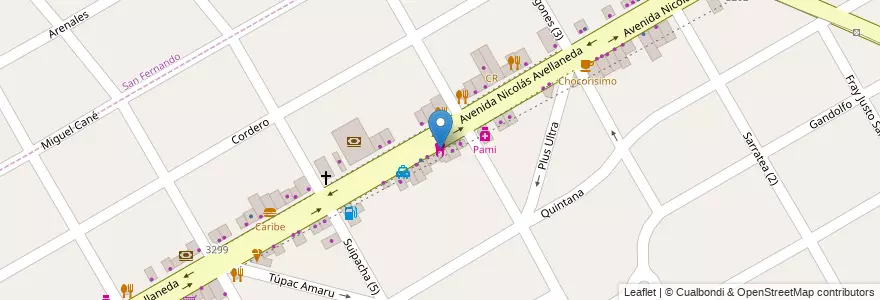 Mapa de ubicacion de Odontología Integral en Arjantin, Buenos Aires, Partido De San Fernando, Victoria.