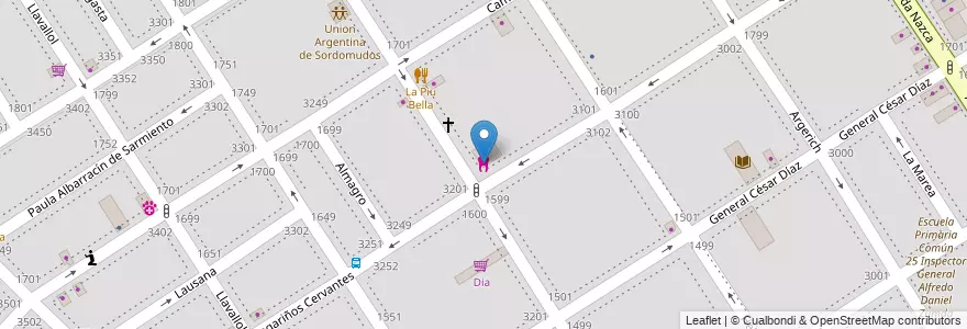 Mapa de ubicacion de Odontologia, Villa Santa Rita en 阿根廷, Ciudad Autónoma De Buenos Aires, 布宜诺斯艾利斯, Comuna 11.