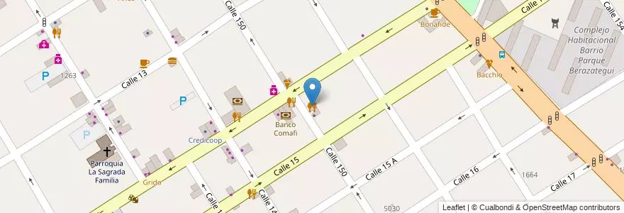 Mapa de ubicacion de Ofelia - Resto&Pastas en Argentinië, Buenos Aires, Partido De Berazategui, Berazategui.