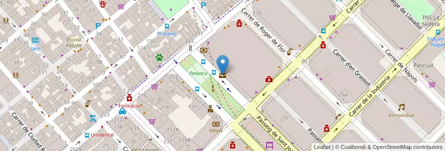 Mapa de ubicacion de Oficina de Correos en スペイン, カタルーニャ州, Barcelona, バルサルネス, Barcelona.