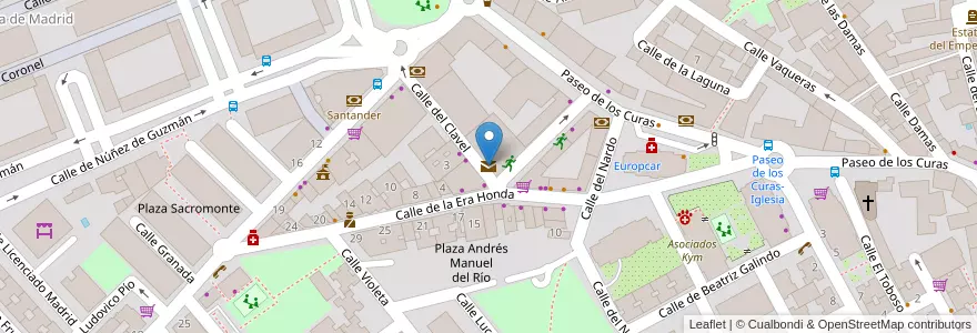 Mapa de ubicacion de Oficina de Correos en Spanien, Autonome Gemeinschaft Madrid, Autonome Gemeinschaft Madrid, Área Metropolitana De Madrid Y Corredor Del Henares, Alcalá De Henares.