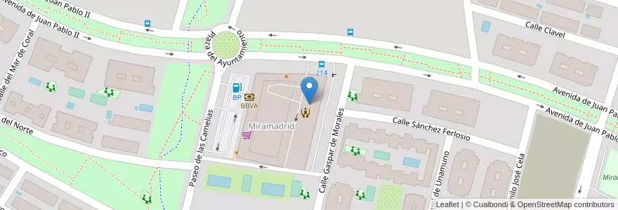Mapa de ubicacion de Oficinas Ayto. Paracuellos de Jarama en Spagna, Comunidad De Madrid, Comunidad De Madrid, Cuenca Del Medio Jarama, Paracuellos De Jarama.