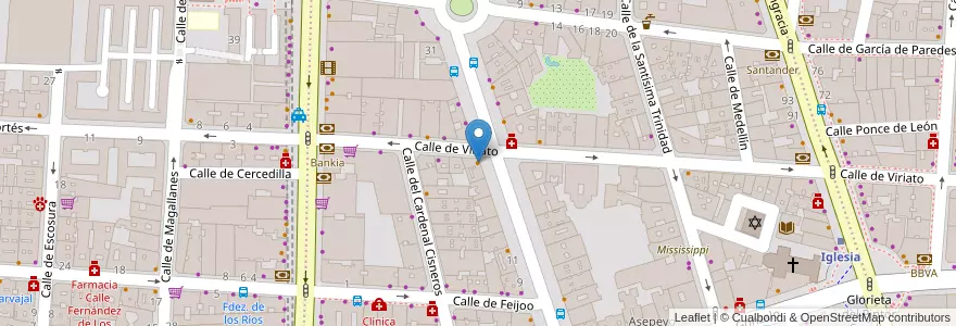 Mapa de ubicacion de Oh! Mandril en إسبانيا, منطقة مدريد, منطقة مدريد, Área Metropolitana De Madrid Y Corredor Del Henares, مدريد.