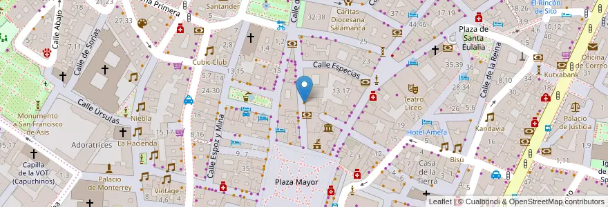 Mapa de ubicacion de O'Hara's en Espagne, Castille-Et-León, Salamanque, Campo De Salamanca, Salamanque.