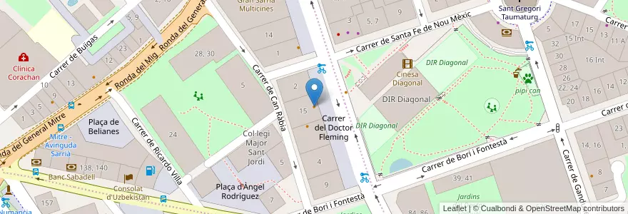 Mapa de ubicacion de OhBo Organic en 西班牙, Catalunya, Barcelona, Barcelonès, Barcelona.