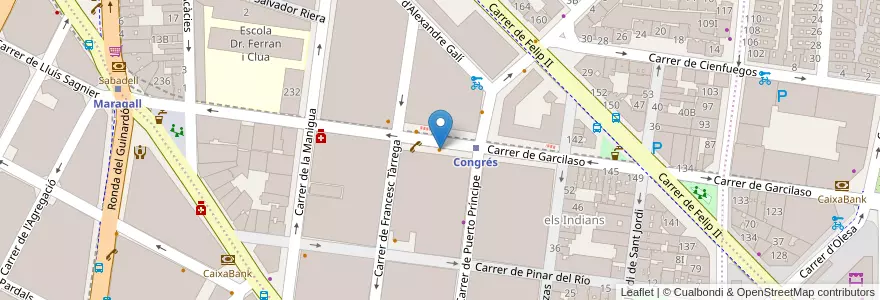 Mapa de ubicacion de Oishii en İspanya, Catalunya, Barcelona, Barcelonès, Barcelona.