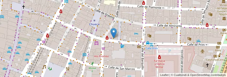 Mapa de ubicacion de Ola La en España, Comunidad De Madrid, Comunidad De Madrid, Área Metropolitana De Madrid Y Corredor Del Henares, Madrid.