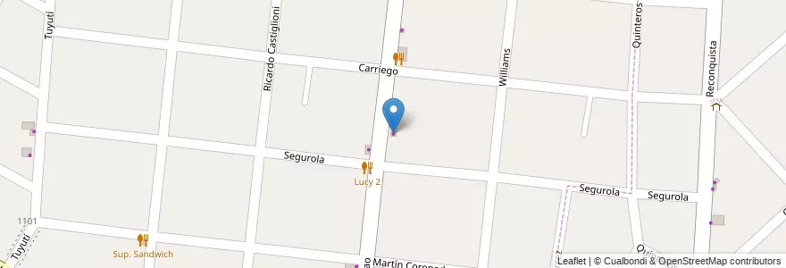 Mapa de ubicacion de Ola Naanja en Argentinië, Buenos Aires, Partido De Tigre, Rincón De Milberg.
