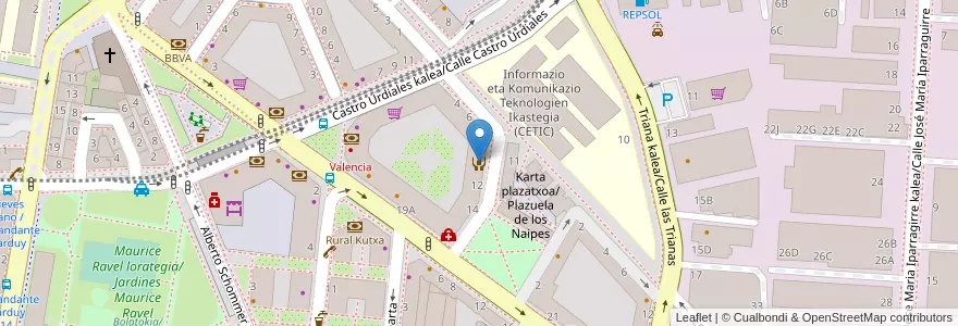 Mapa de ubicacion de Olarizu adinekoentzako apartamentua en 西班牙, 巴斯克, Araba/Álava, Gasteizko Kuadrilla/Cuadrilla De Vitoria, Vitoria-Gasteiz.
