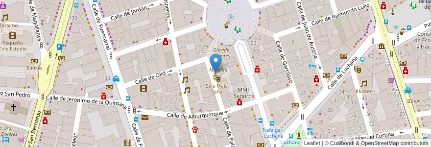 Mapa de ubicacion de Old School en 西班牙, Comunidad De Madrid, Comunidad De Madrid, Área Metropolitana De Madrid Y Corredor Del Henares, Madrid.