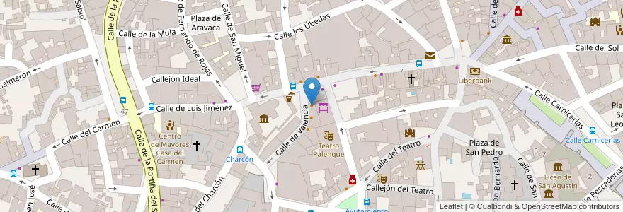 Mapa de ubicacion de Olé café en スペイン, カスティーリャ＝ラ・マンチャ州, Toledo, Talavera, Talavera De La Reina.
