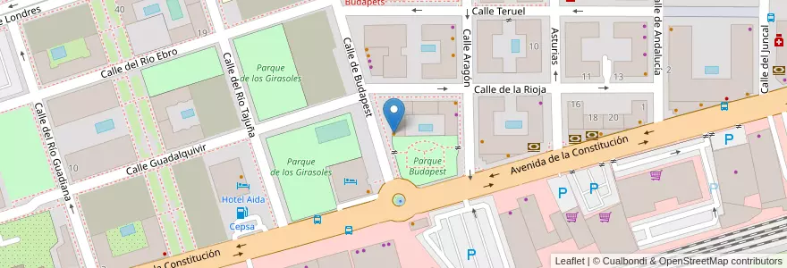 Mapa de ubicacion de Ole Madrid en Spagna, Comunidad De Madrid, Comunidad De Madrid, Área Metropolitana De Madrid Y Corredor Del Henares, Torrejón De Ardoz.