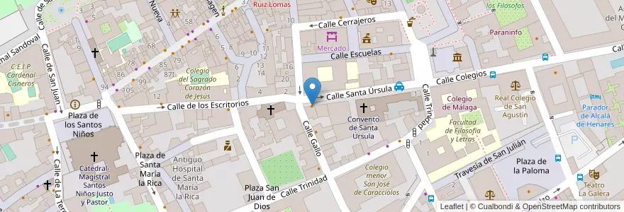 Mapa de ubicacion de Olor y sabor selección en إسبانيا, منطقة مدريد, منطقة مدريد, Área Metropolitana De Madrid Y Corredor Del Henares, القلعة الحجارة.