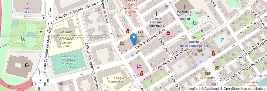 Mapa de ubicacion de Omtare en Испания, Мадрид, Мадрид, Área Metropolitana De Madrid Y Corredor Del Henares, Мадрид.