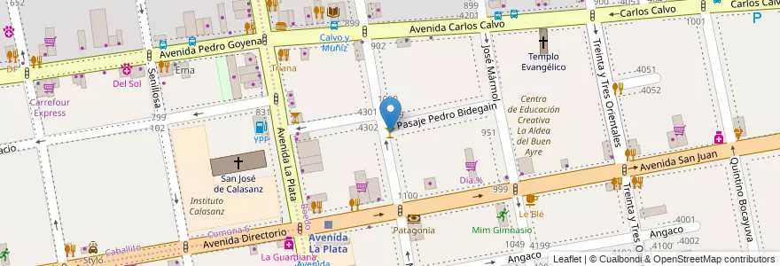 Mapa de ubicacion de On Tap Boedo, Boedo en 阿根廷, Ciudad Autónoma De Buenos Aires, Comuna 5, 布宜诺斯艾利斯.