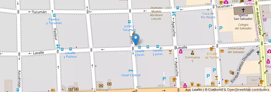 Mapa de ubicacion de Once S.A., Balvanera en アルゼンチン, Ciudad Autónoma De Buenos Aires, Comuna 3, ブエノスアイレス.