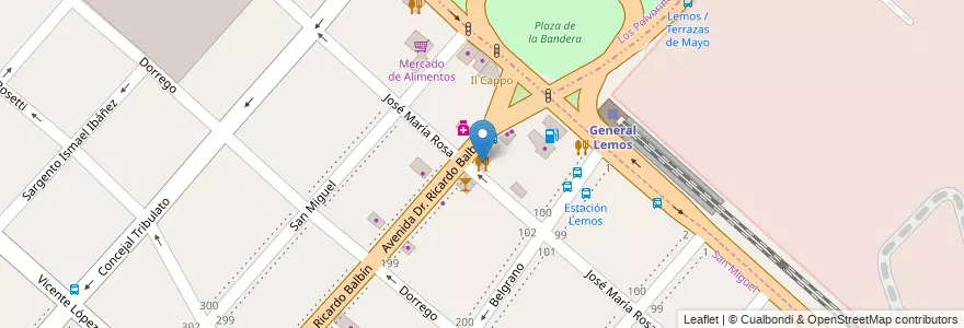 Mapa de ubicacion de Open-Pat en Argentina, Buenos Aires, Partido De San Miguel.