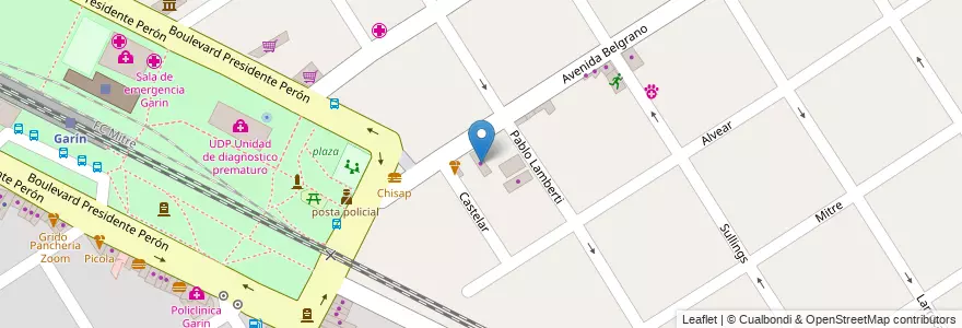 Mapa de ubicacion de Optica Nahuel en Arjantin, Buenos Aires, Partido De Escobar, Garín.