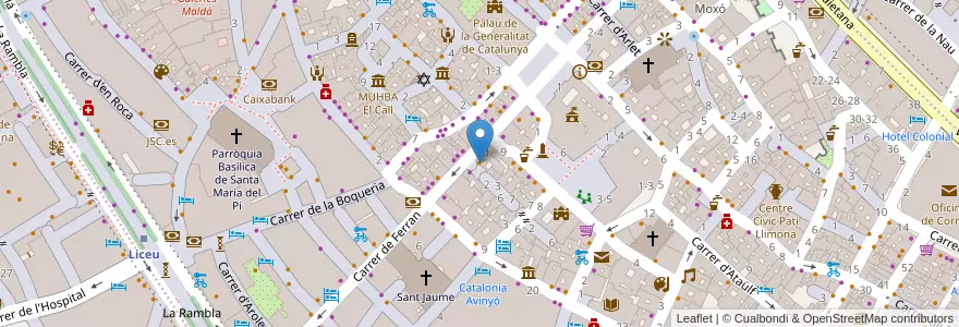 Mapa de ubicacion de Orio en اسپانیا, Catalunya, Barcelona, Barcelonès, Barcelona.