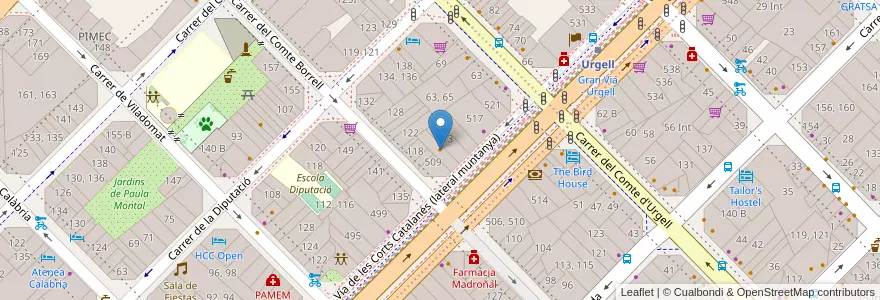 Mapa de ubicacion de Orion Cafe en Испания, Каталония, Барселона, Барселонес, Барселона.