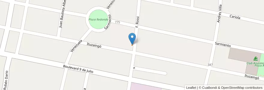 Mapa de ubicacion de Orlando Delivery en 아르헨티나, Tucumán, Departamento Yerba Buena, Yerba Buena.