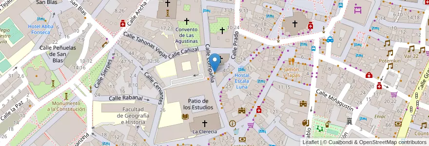 Mapa de ubicacion de oroviejo en Испания, Кастилия И Леон, Саламанка, Campo De Salamanca, Саламанка.