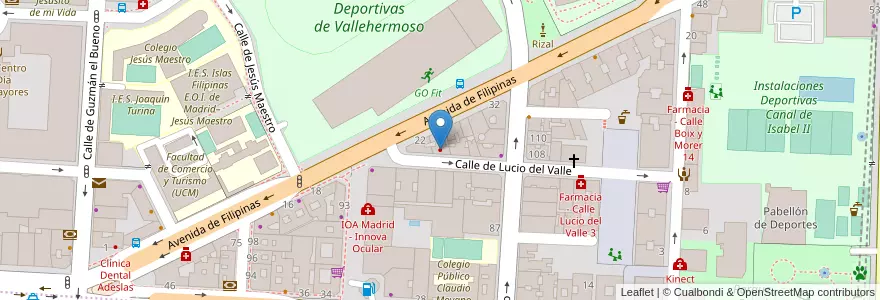 Mapa de ubicacion de Ortom en Spanien, Autonome Gemeinschaft Madrid, Autonome Gemeinschaft Madrid, Área Metropolitana De Madrid Y Corredor Del Henares, Madrid.