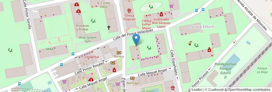 Mapa de ubicacion de Óscar en España, Comunidad De Madrid, Comunidad De Madrid, Área Metropolitana De Madrid Y Corredor Del Henares, Móstoles.