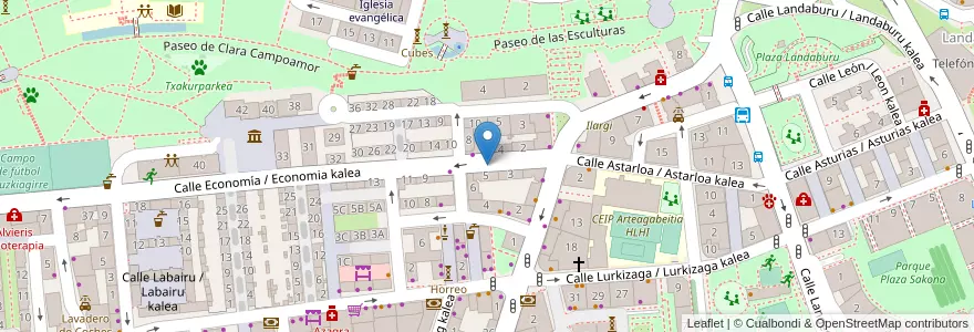 Mapa de ubicacion de OTA - TAO (9) en إسبانيا, إقليم الباسك, Bizkaia, Bilboaldea, Barakaldo.