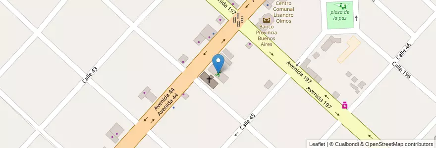 Mapa de ubicacion de Ottantuno, Lisandro Olmos en Arjantin, Buenos Aires, Partido De La Plata, Lisandro Olmos.