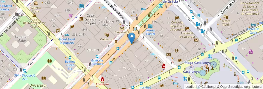 Mapa de ubicacion de Otto Stylt en 스페인, Catalunya, Barcelona, Barcelonès, 바르셀로나.