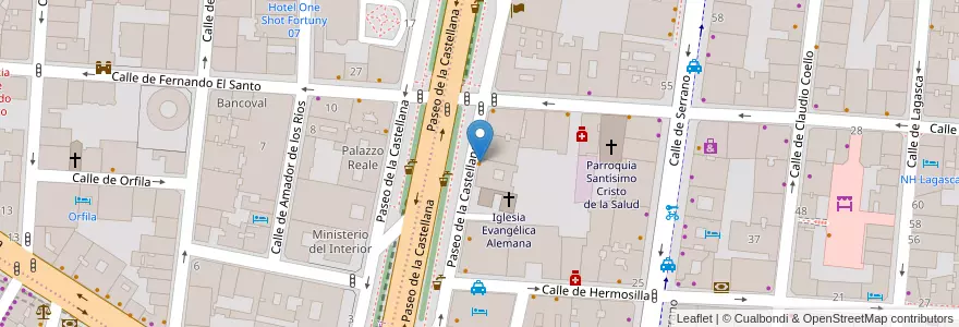 Mapa de ubicacion de Otto en 스페인, Comunidad De Madrid, Comunidad De Madrid, Área Metropolitana De Madrid Y Corredor Del Henares, 마드리드.