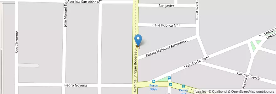 Mapa de ubicacion de Oveja Negra en アルゼンチン, コルドバ州, Departamento Colón, Municipio De Villa Allende, Pedanía Río Ceballos, Villa Allende.
