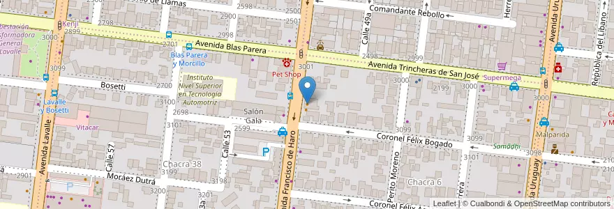 Mapa de ubicacion de Owen en Arjantin, Misiones, Departamento Capital, Municipio De Posadas, Posadas.