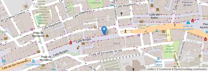 Mapa de ubicacion de Oye+ en Spain, Cantabria, Cantabria, Santander, Santander.