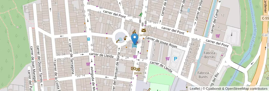 Mapa de ubicacion de OYO Hostal Soler en Espagne, Catalogne, Barcelone, Bages, Sant Joan De Vilatorrada.