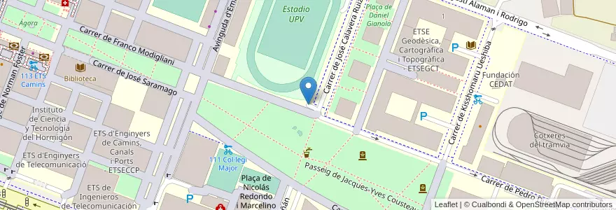 Mapa de ubicacion de P7A en 스페인, Comunitat Valenciana, València / Valencia, Comarca De València, València.