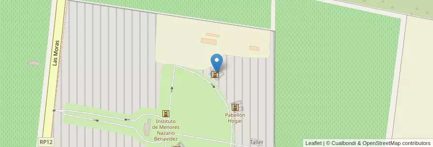 Mapa de ubicacion de Pabellón Hogar en الأرجنتين, سان خوان, تشيلي, Zonda.