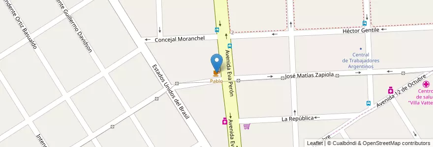 Mapa de ubicacion de Pablo en Argentina, Buenos Aires, Partido De Florencio Varela, Florencio Varela.