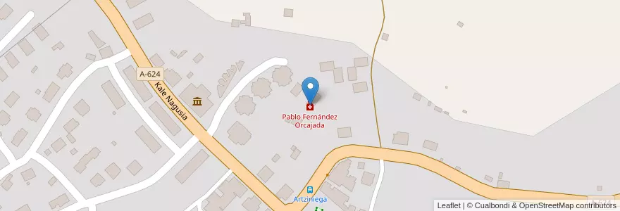 Mapa de ubicacion de Pablo Fernández Orcajada en Espanha, Comunidade Autónoma Do País Basco, Araba/Álava, Aiarako Koadrilla/Cuadrilla De Ayala, Artziniega / Arceniega.