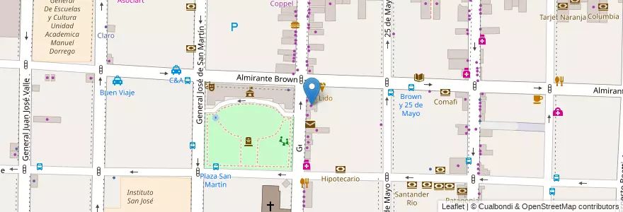 Mapa de ubicacion de Pacho's en Arjantin, Buenos Aires, Partido De Morón, Morón.