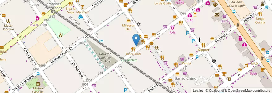 Mapa de ubicacion de Pago Fácil, Belgrano en Arjantin, Ciudad Autónoma De Buenos Aires, Buenos Aires, Comuna 13.