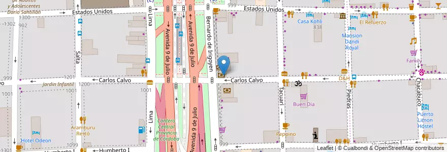 Mapa de ubicacion de Pago Facil, Constitucion en آرژانتین, Ciudad Autónoma De Buenos Aires, Comuna 1, Buenos Aires.