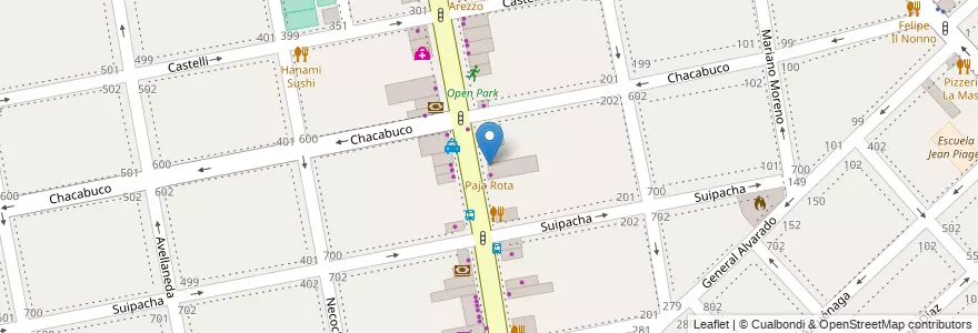 Mapa de ubicacion de Paja Rota en Argentinië, Buenos Aires, Partido De La Matanza, Ramos Mejía.