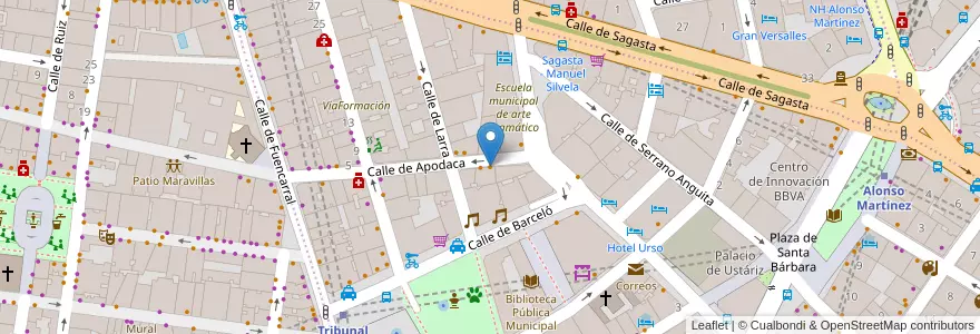 Mapa de ubicacion de Pajarita en 西班牙, Comunidad De Madrid, Comunidad De Madrid, Área Metropolitana De Madrid Y Corredor Del Henares, Madrid.
